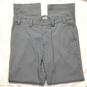 Men’s ADIDAS Golf Pants Geometric Print black and white 36x34